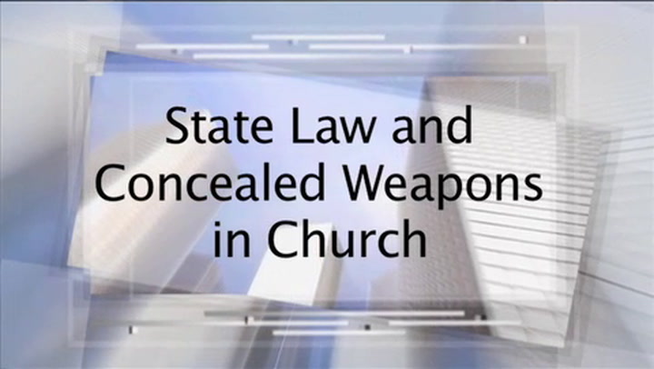 Concealed Weapons in Church