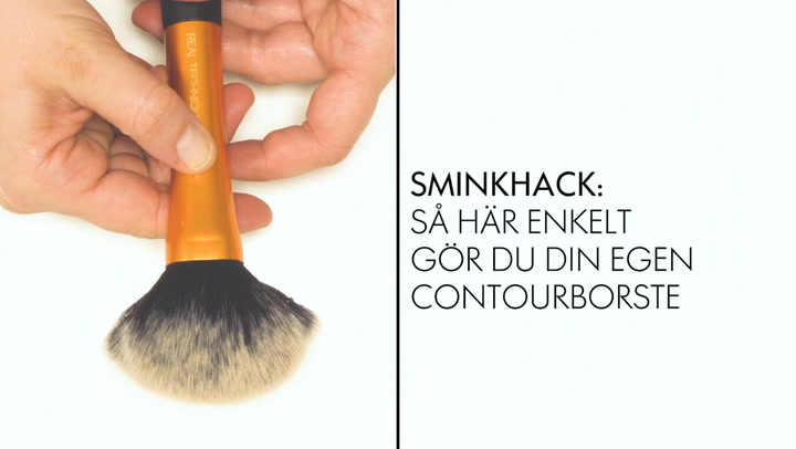 Sminkhack: Så gör du enkelt din egen contourborste