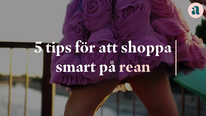 TV: Se 5 tips på hur du shoppar smart på rean