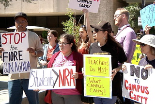 Opposition to “campus carry” bill AB148 gathers at UNLV