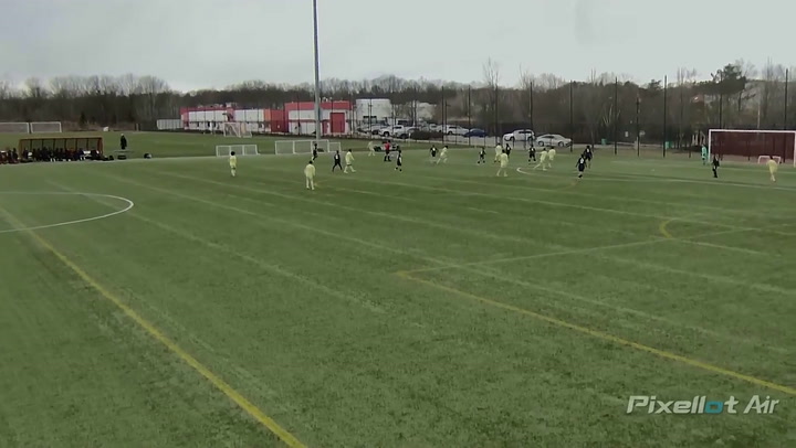 Reese Jacobson - U13 GK - Stopping RBNY on Cross