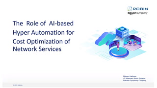 The  Role of AI-based Hyper Automation for Cost Optimization of Network Services