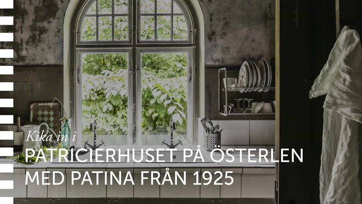 TV: Kika in i patricierhuset på Österlen med patina från 1925