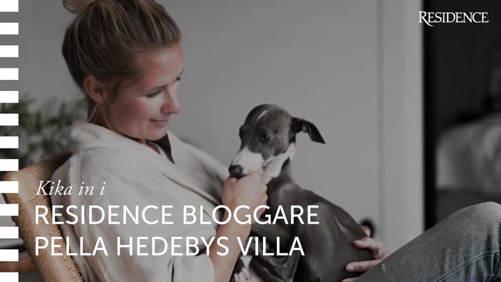 Kika in hemma hos Residence bloggare Pella Hedeby