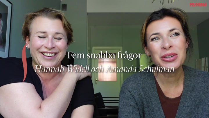 TV: Se fem snabba med Hannah Widell och Amanda Schulman