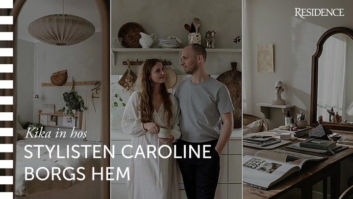 TV: Överflöd av textil och fransk lyx – se stylisten Caroline Borgs hem