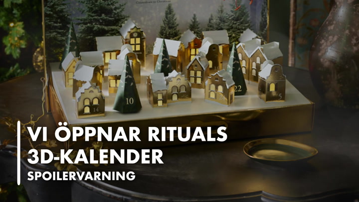TV: Vi öppnar Rituals adventskalender – spoilervarning!