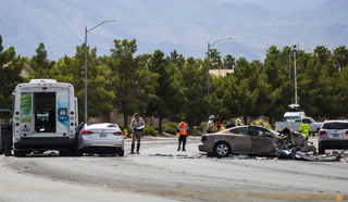 9 injured in North Las Vegas crash Saturday – VIDEO