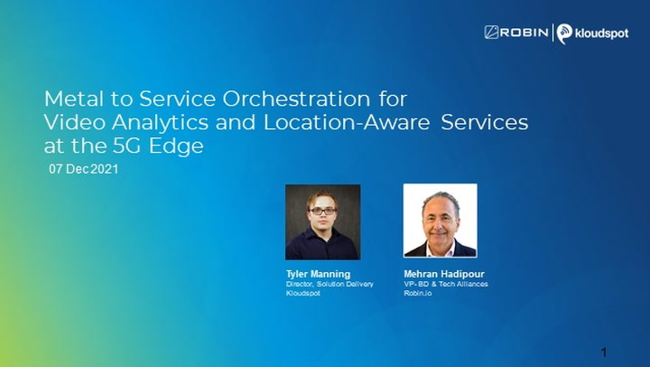 Video Analytics & Location Aware Services at the 5G Edge