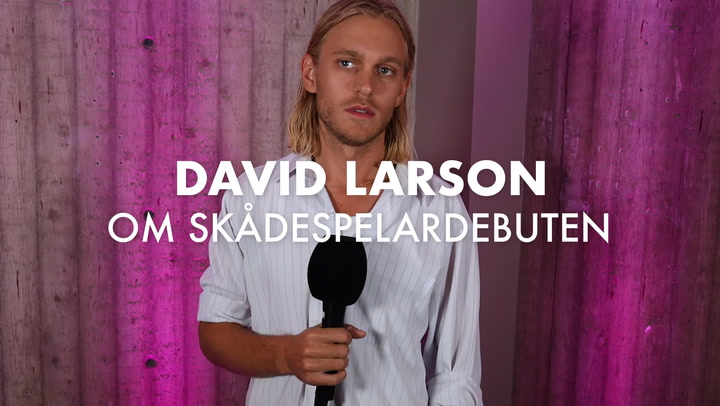 TV: David Larson om skådespelardebuten i serien Två systrar