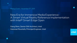 A Smart Virtual Reality Reference Implementation with Intel® Smart Edge Open