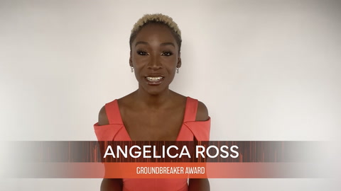 Angelica Ross, winner of the GROUNDBREAKER AWARD