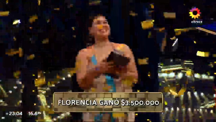 Florencia gano $3.000.000 y tuvo que negociar con Paula