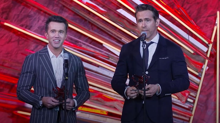 Ryan Reynolds and Rob McElhenney honoured for promoting Welsh culture