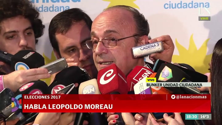 Leopoldo Moreau: 'Lo importante es la transparencia'