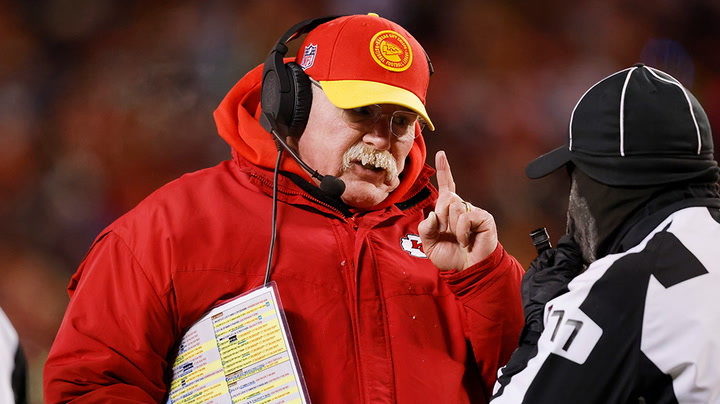 Coach Reid's Frozen Mustache Stars In Chiefs' Playoff Win