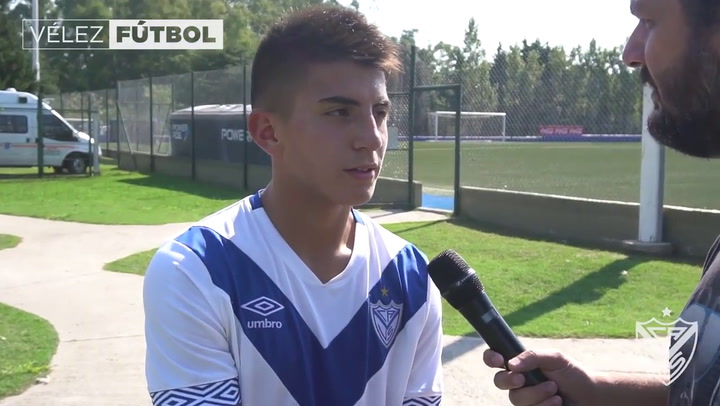 Thiago Almada, el sparring que nació en Fuerte Apache y comparan con Tevez - Fuente: Vélez Fútbol