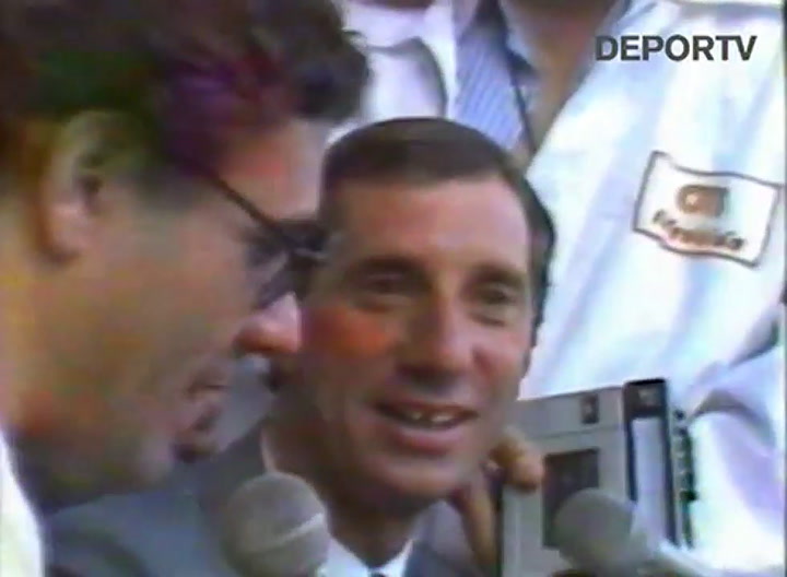 Carlos Bilardo entrevistado por Víctor Hugo Morales y Macaya tras ser campeón México '86