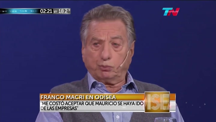 Franco Macri: “Había personas que decían que si Mauricio ganaba lo podían matar” - Fuente: TN