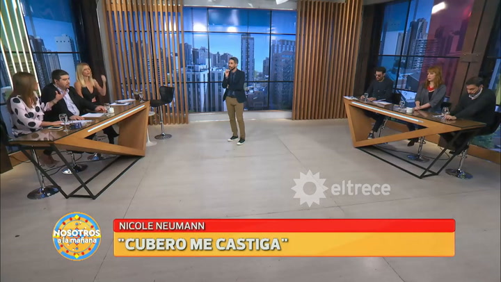 Nicole Neumann reveló que Fabián Cubero la bloqueó en WhatsApp - Fuente: eltrece