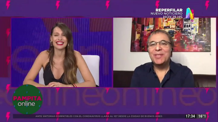 El furcio de Pampita con Rolón, le dijo Daniel - Fuente: NET TV