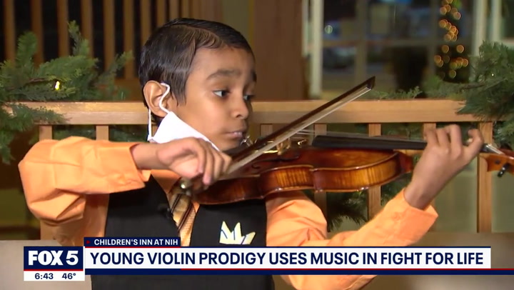 Teen violin prodigy fights sickle cell illness with music