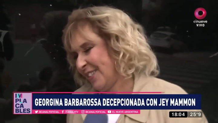 Georgina Barbarossa cuestionó el cambio de actitud de Jey Mammon: 'No me dio ganas de hablar con él'