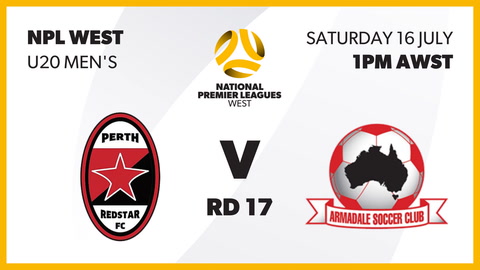 Perth RedStar FC - WA U20 v Armadale SC - WA U20