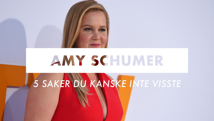 5 saker du kanske inte visste om Amy Schumer