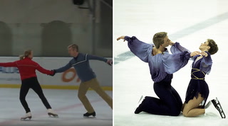 Torvill and Dean skate in Sarajevo 40 years on from Olympic gold