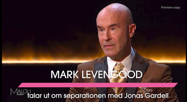 Mark Levengood talar ut om separationen med Jonas Gardell: ”Vi går i terapi”