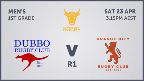 Dubbo Rugby Club v Orange City Rugby Club