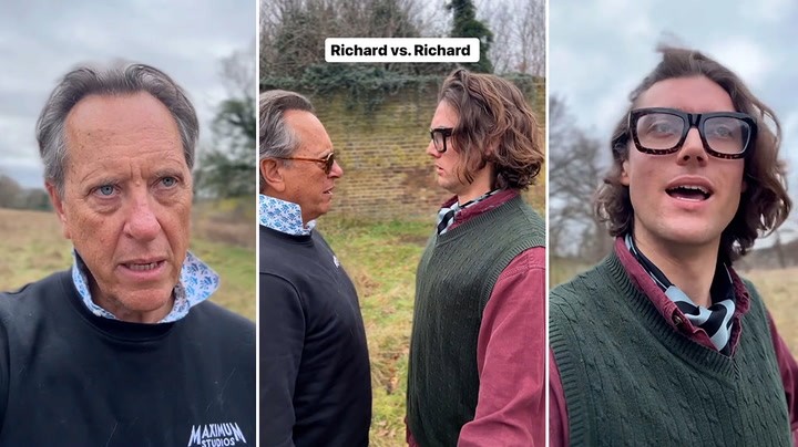 Richard E Grant comes face to face with... Richard E Grant?