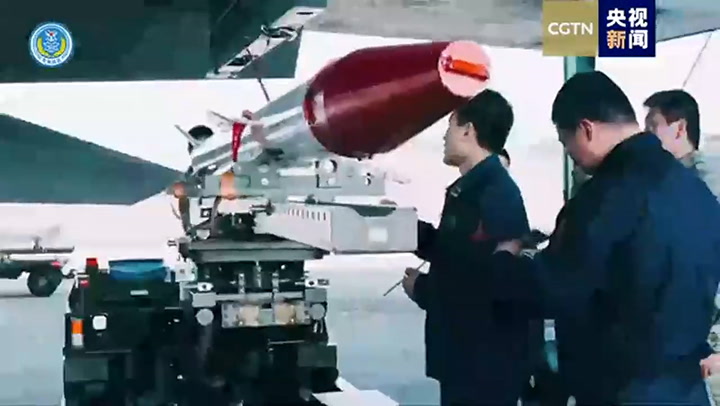 China difunde un video de cómo sería el bombardeo contra Taiwán