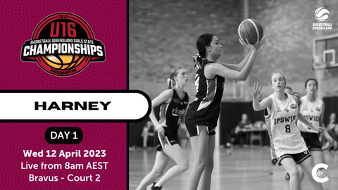 12 April - Basketball QLD Girls State Championships - Bravus Court 2 - Day 1 - Live from 8 AM