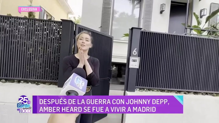 Amber Heard reapareció en España luego del juicio con Johnny Depp y fue contundente