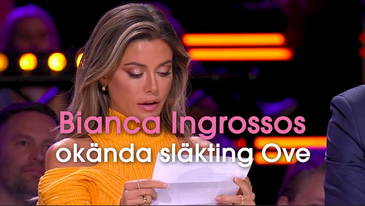 Bianca Ingrossos okända släkting Ove
