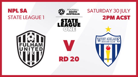Fulham United FC - SA NPL 2 v West Adelaide - NPL SA 2