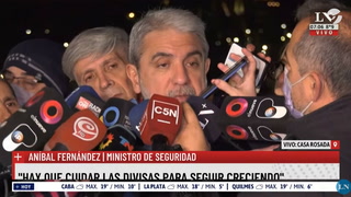Aníbal Fernández sobre la compra de gasoil: "Debería haber comenzado antes"