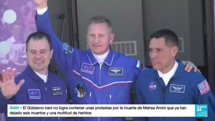 Así despegó al espacio el astronauta de origen salvadoreño Frank Rubio
