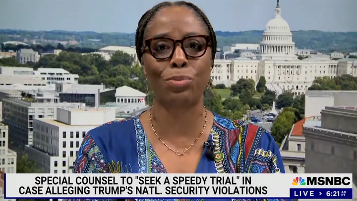 Democratic lawmaker Stacey Plaskett accidentally says Trump 'needs to be shot'