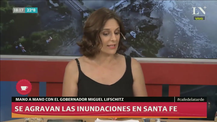 Miguel Lifschitz habló de las inundaciones en Santa Fe