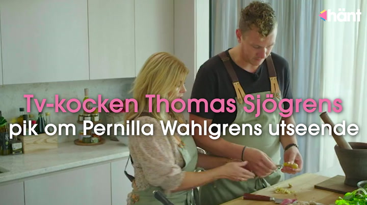Tv-kocken Thomas Sjögrens pik om Pernilla Wahlgrens utseende