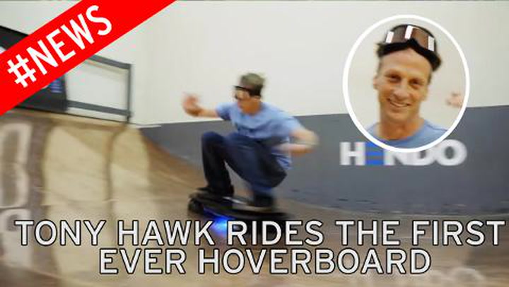 Far Away From the Skateboard, Tony Hawk Walks on Crutches but
