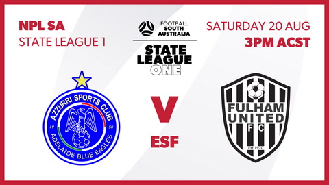 Adelaide Blue Eagles - NPL SA v Fulham United FC - SA NPL 2