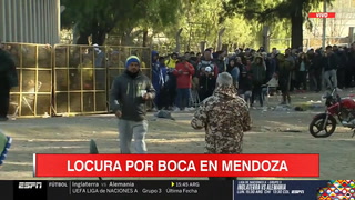 La locura por Boca en Mendoza