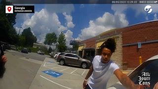 Intensa persecución en el estacionamiento de un McDonald's de Georgia, Estados Unidos