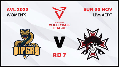 20 November - Australian Volleyball League Womens 2022 - R7 - Melbourne Vipers v Queensland Pirates