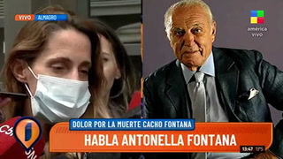 El dolor de Antonella, por la muerte de sus padres, Cacho Fontana y Liliana Caldini
