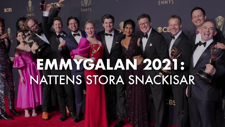 Emmygalan 2021: Nattens stora snackisar